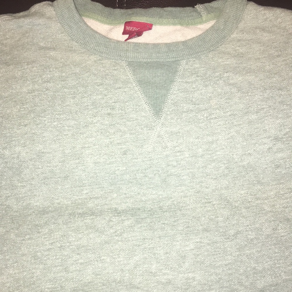 Green cotton sweatshirt